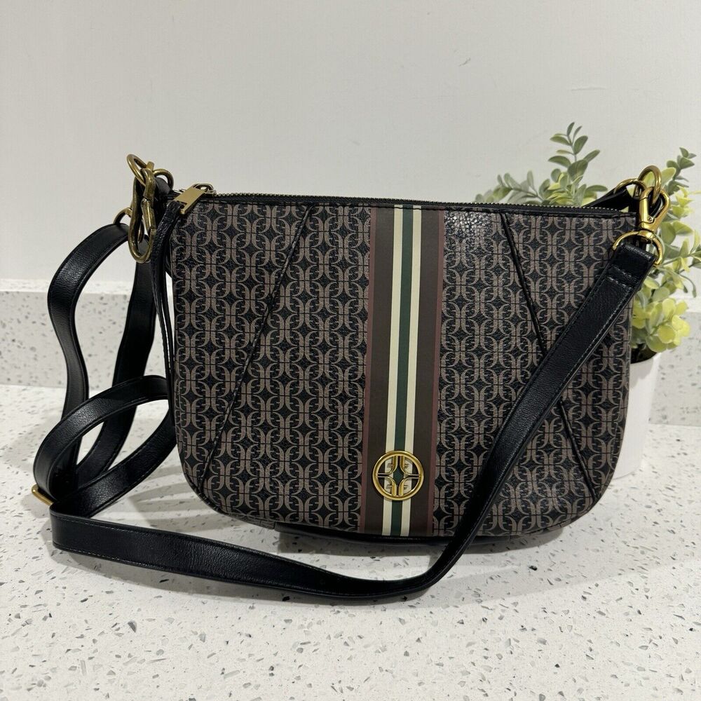 Fossil Skylar Crossbody Monogrammed Logo Leather